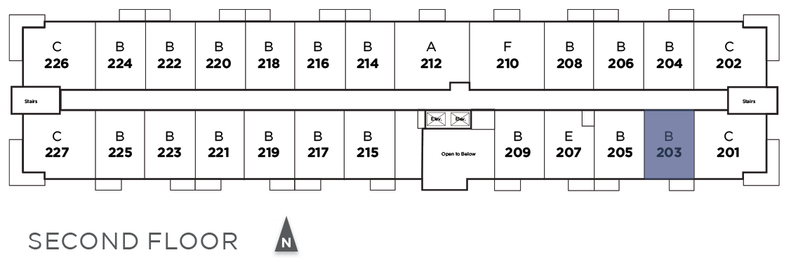 Suite 203 in Telford Mews