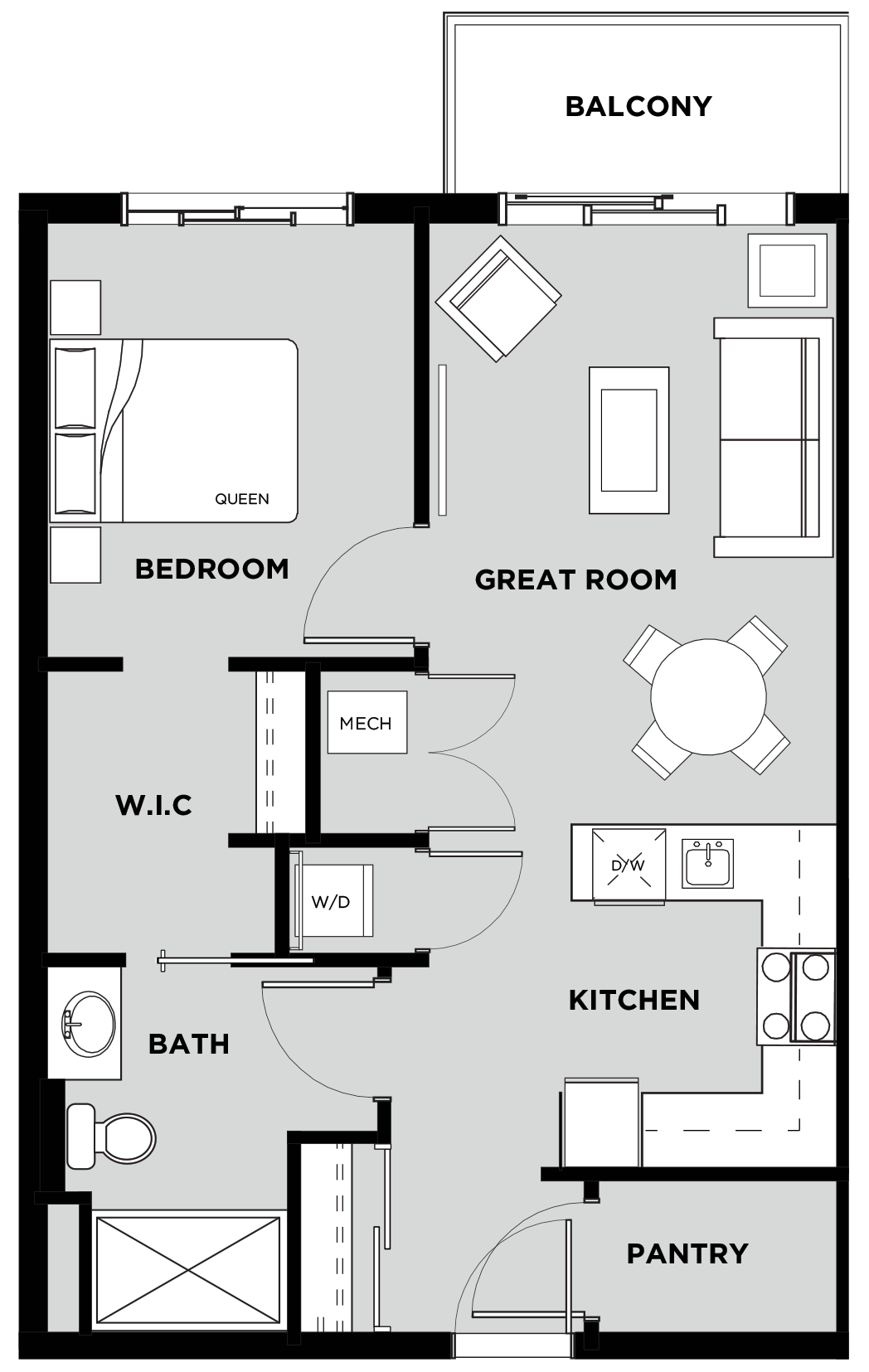 Suite 204 Floorplan