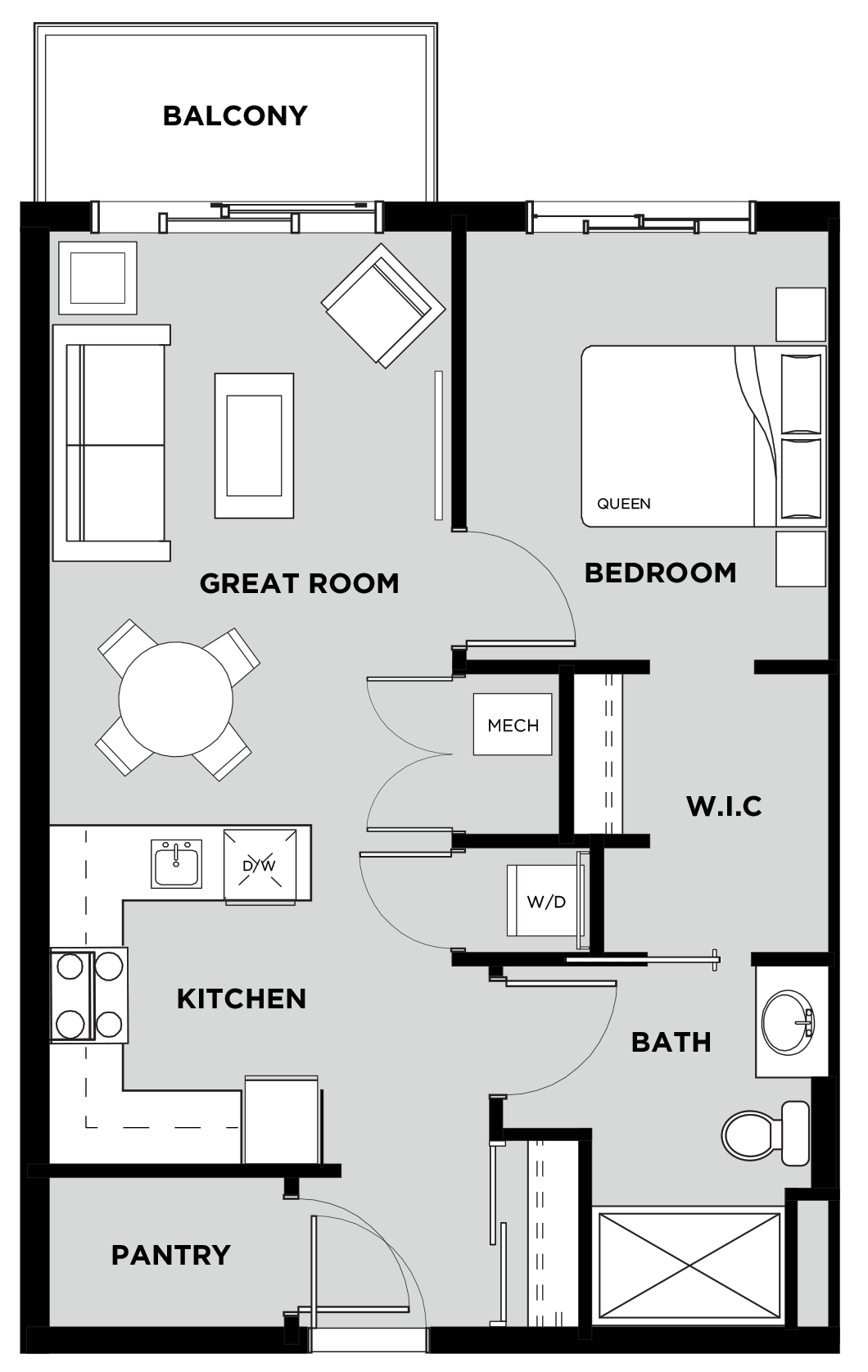 Suite 206 Floorplan