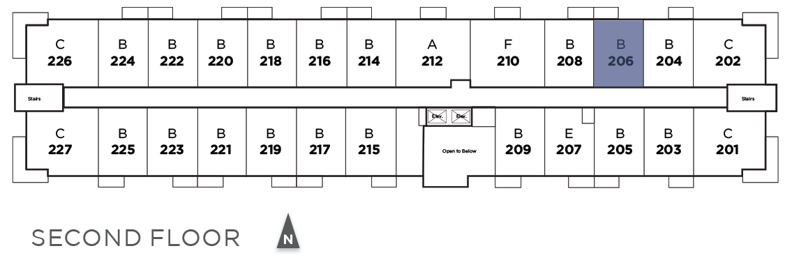 Suite 206 in Telford Mews