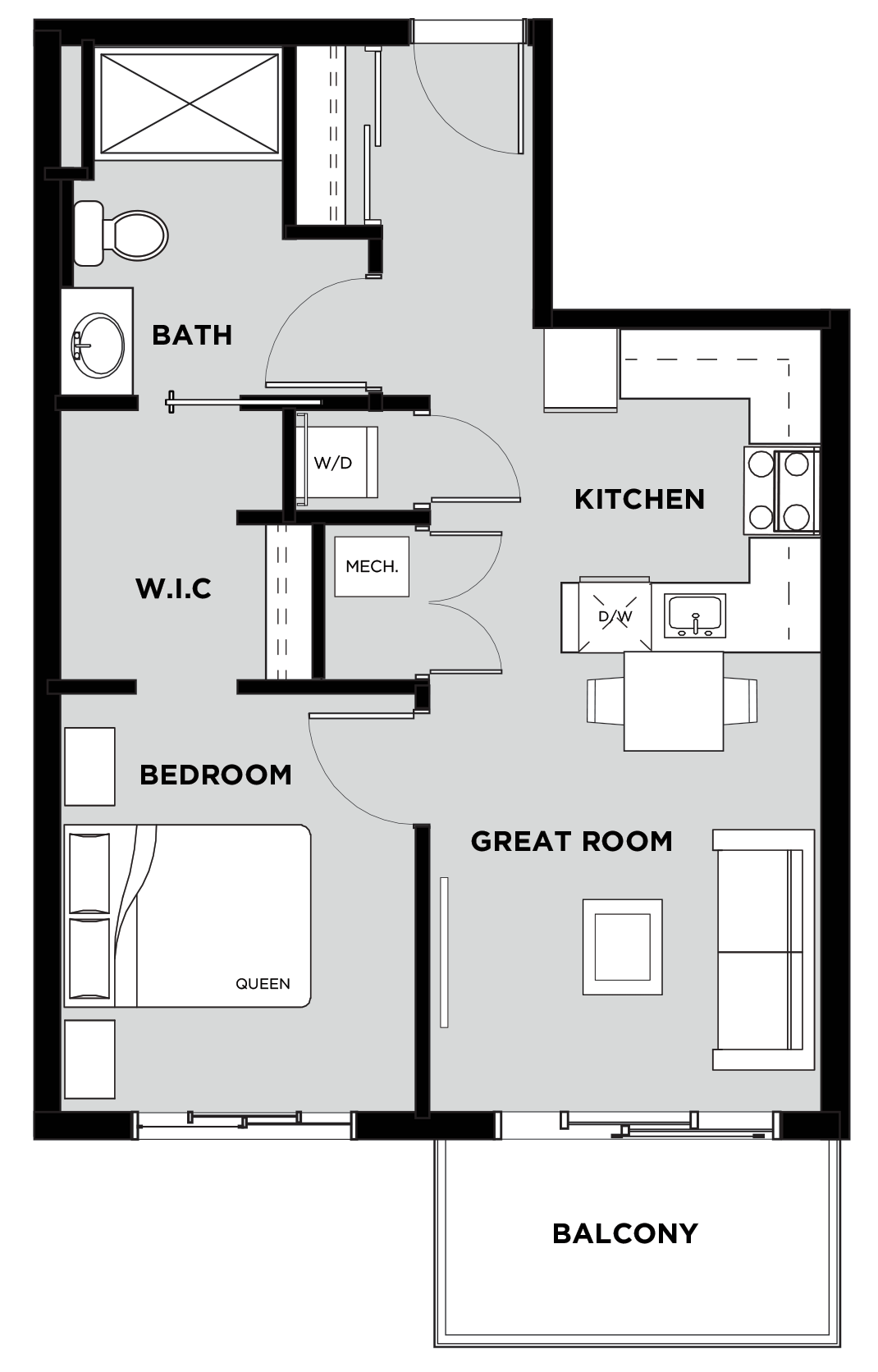 Suite 207 Floorplan