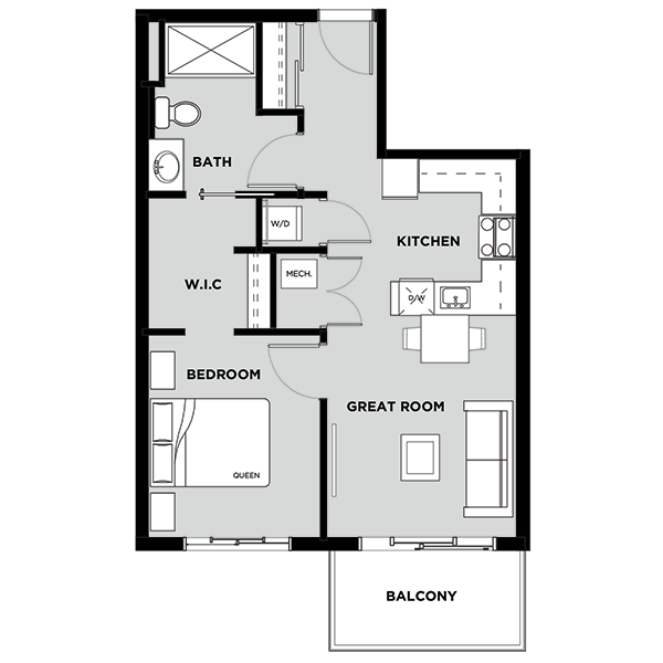 Suite 207 Floorplan