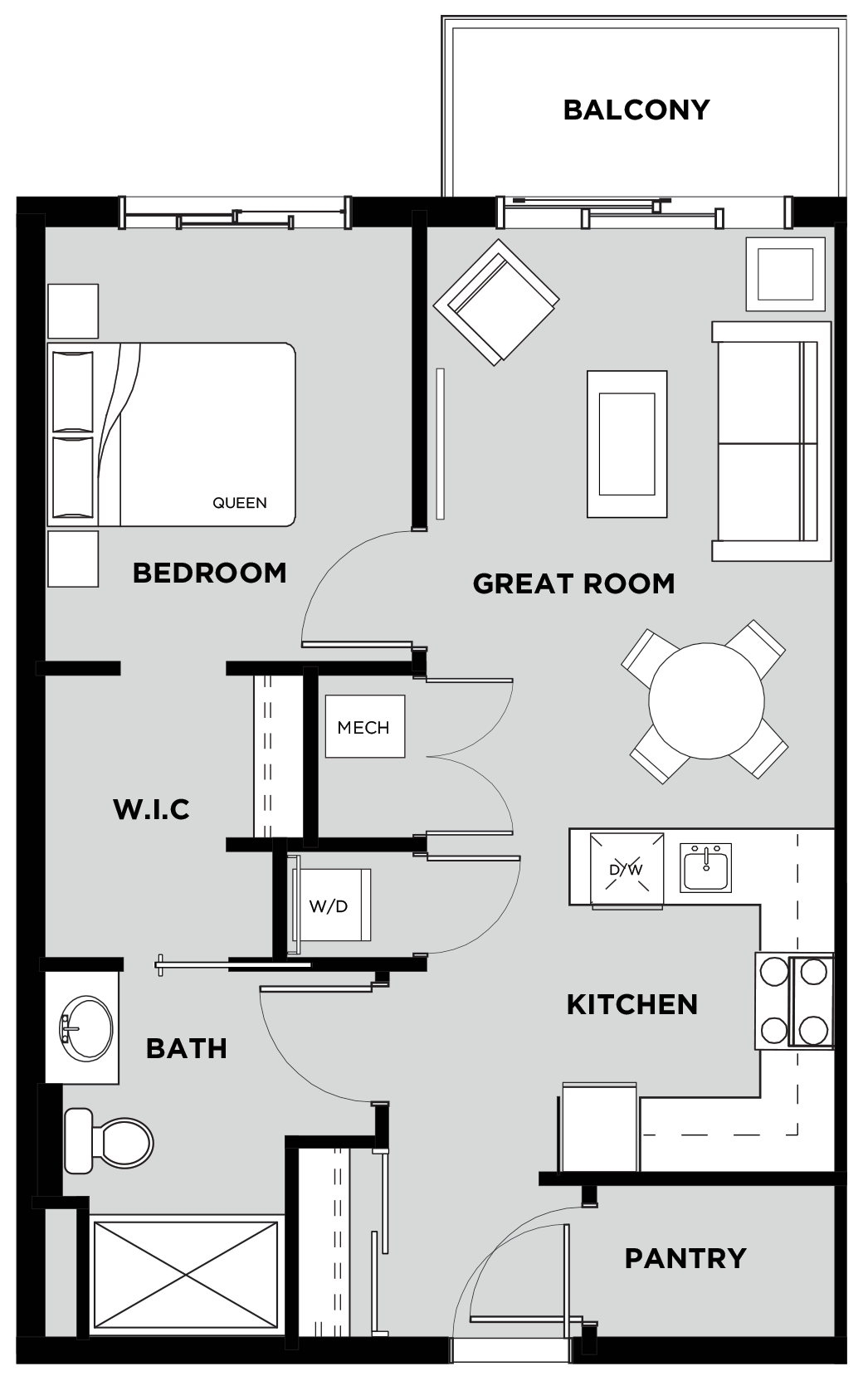 Suite 208 Floorplan