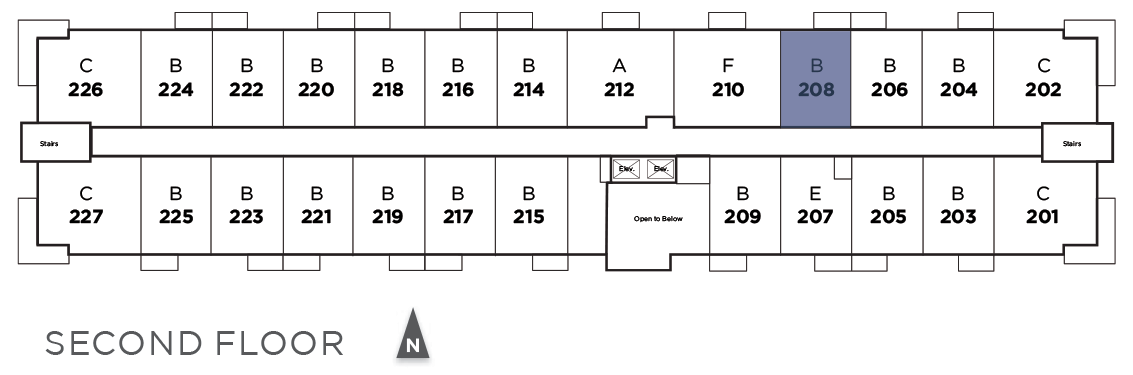 Suite 208 in Telford Mews