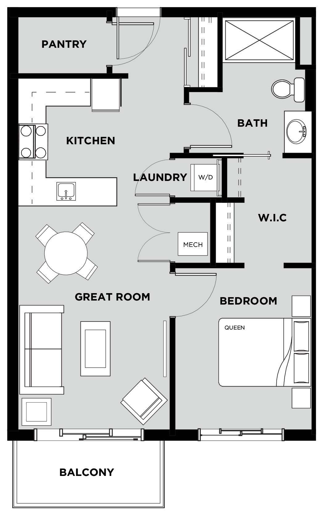 Suite 209 Floorplan