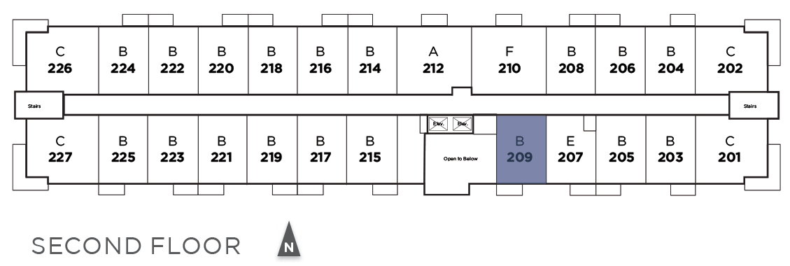 Suite 209 in Telford Mews