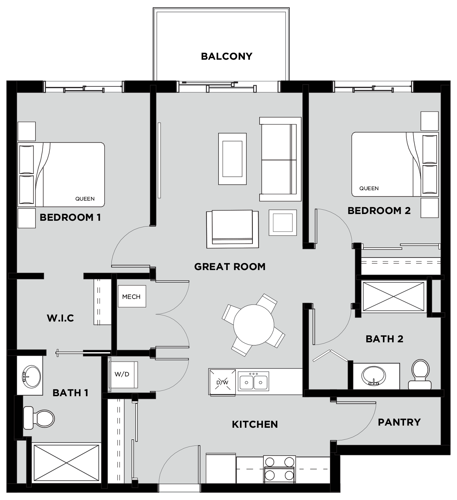 Suite 212 Floorplan