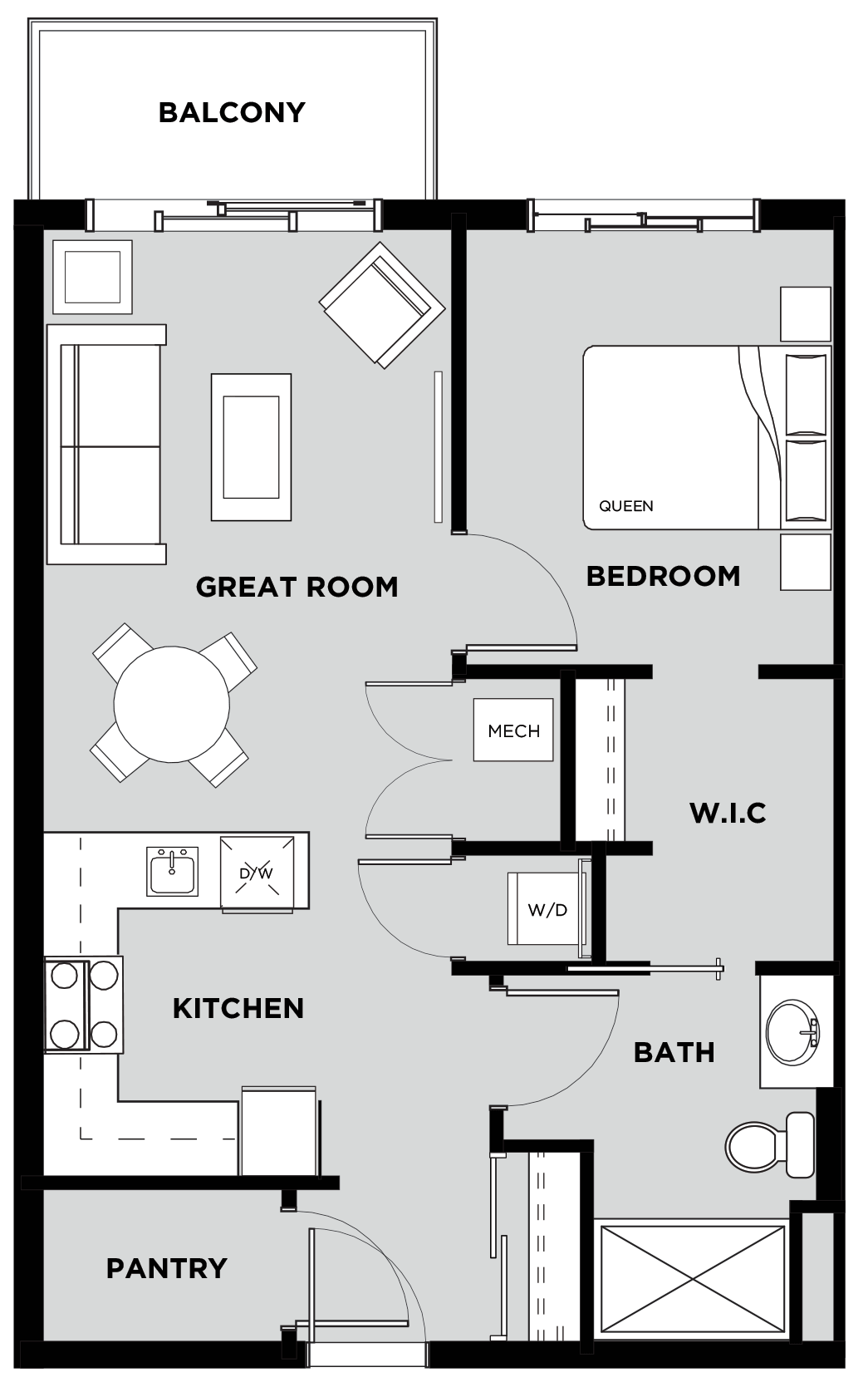 Suite 214 Floorplan