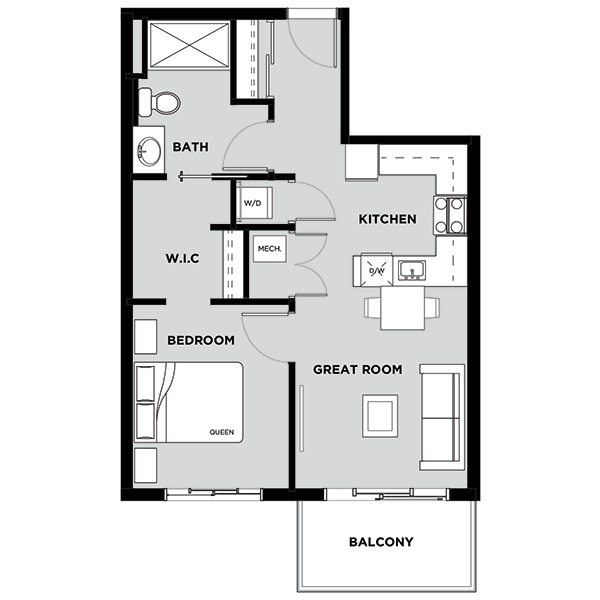 Suite 307 Floorplan