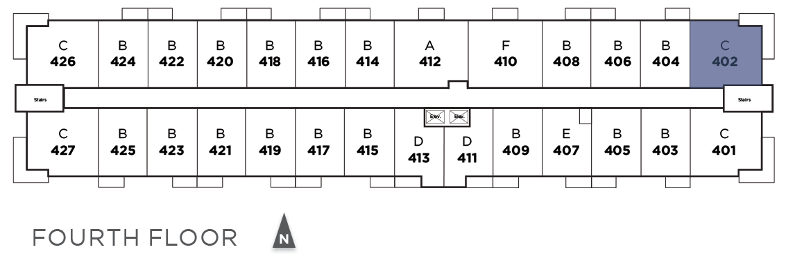 Suite 402 in Telford Mews