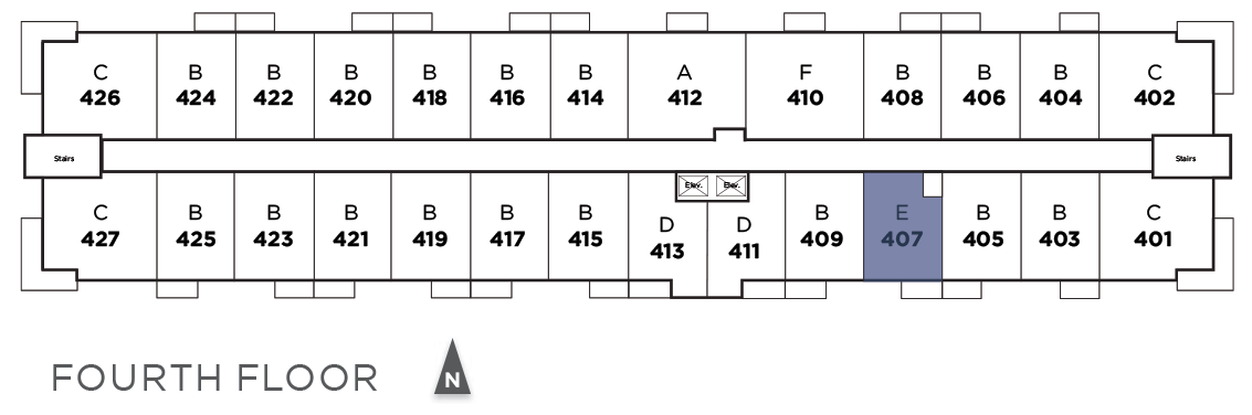 Suite 407 in Telford Mews