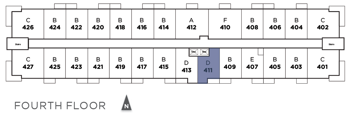 Suite 411 in Telford Mews