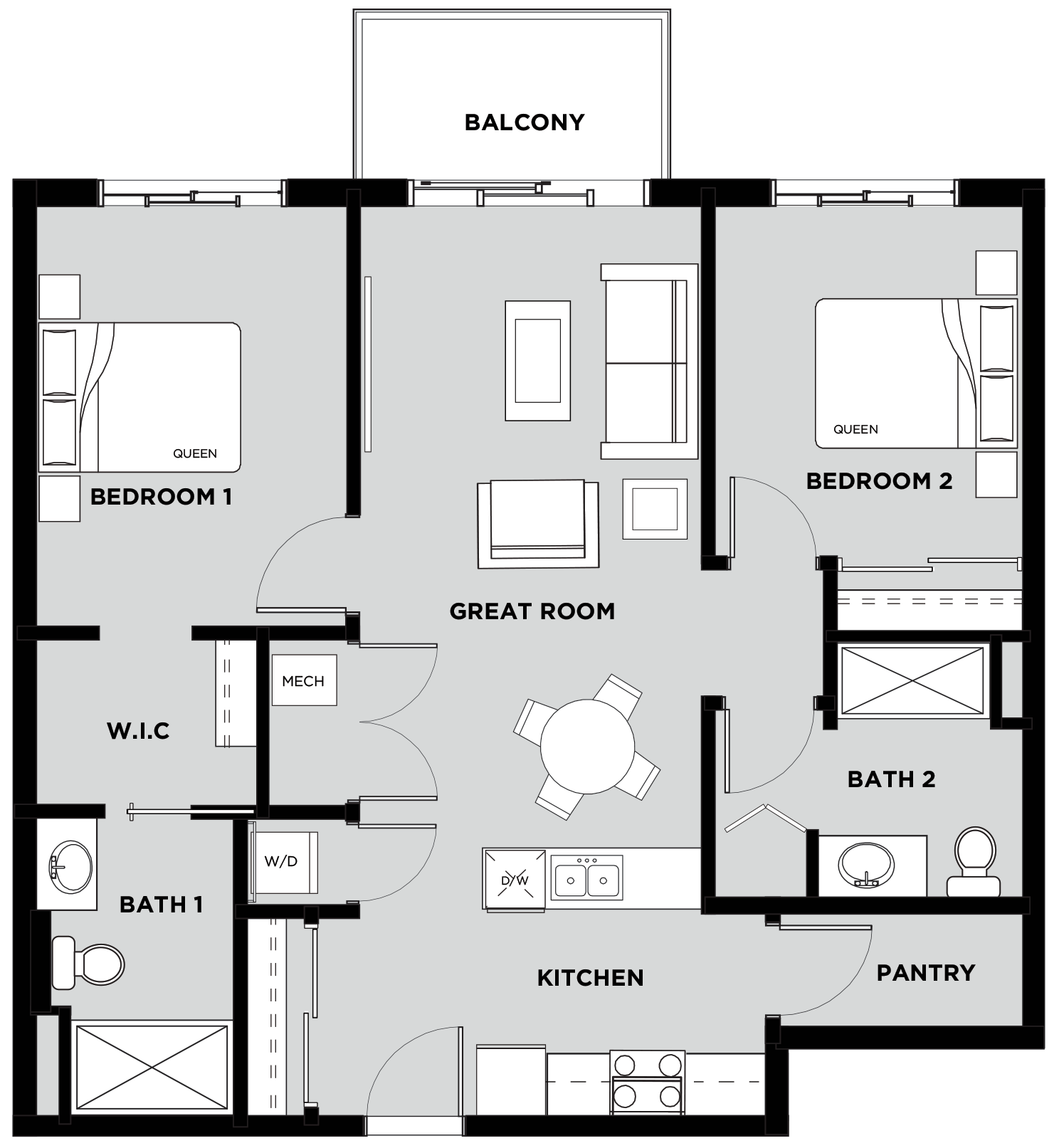 Suite 412 Floorplan