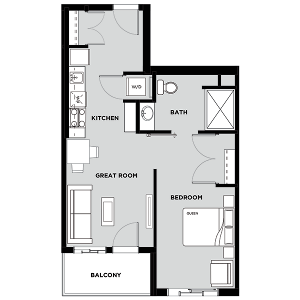 Suite 413 Floorplan
