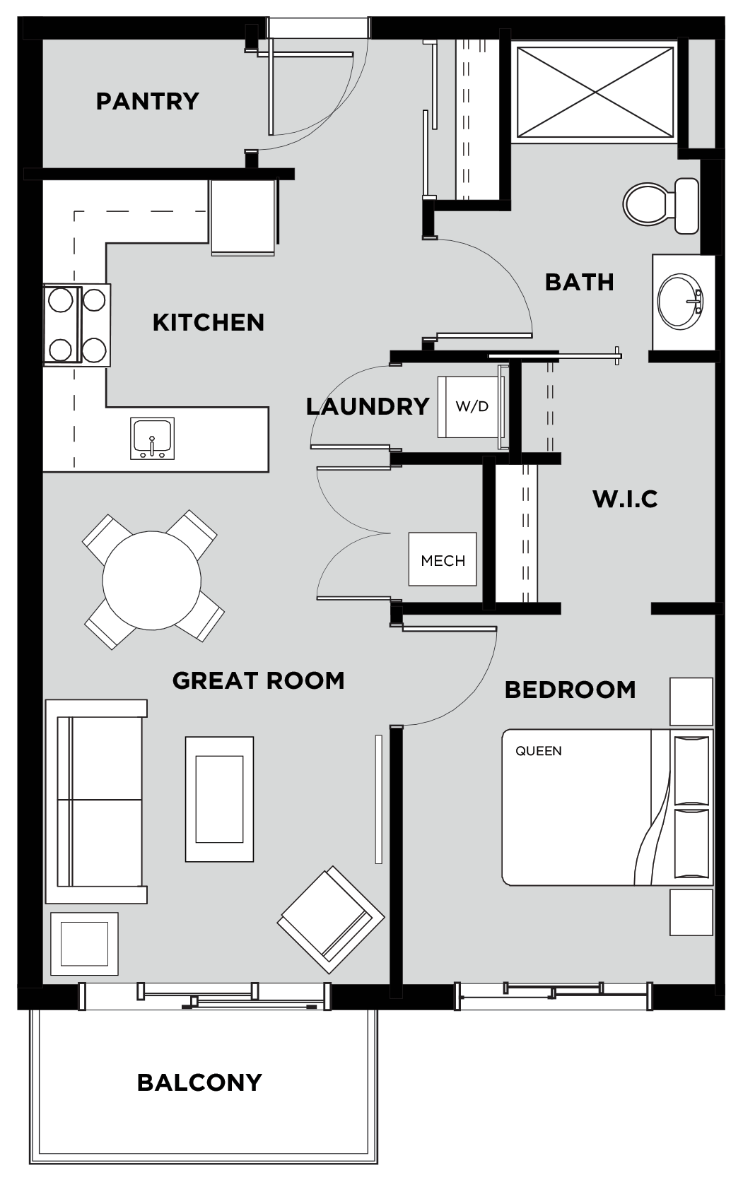 Suite 421 Floorplan