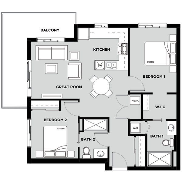 Suite 426 Floorplan