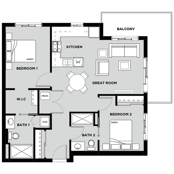Suite 602 Floorplan
