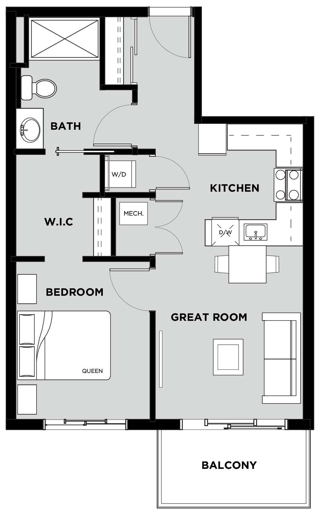 Suite 607 Floorplan
