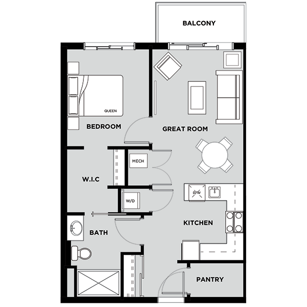 Suite 608 Floorplan