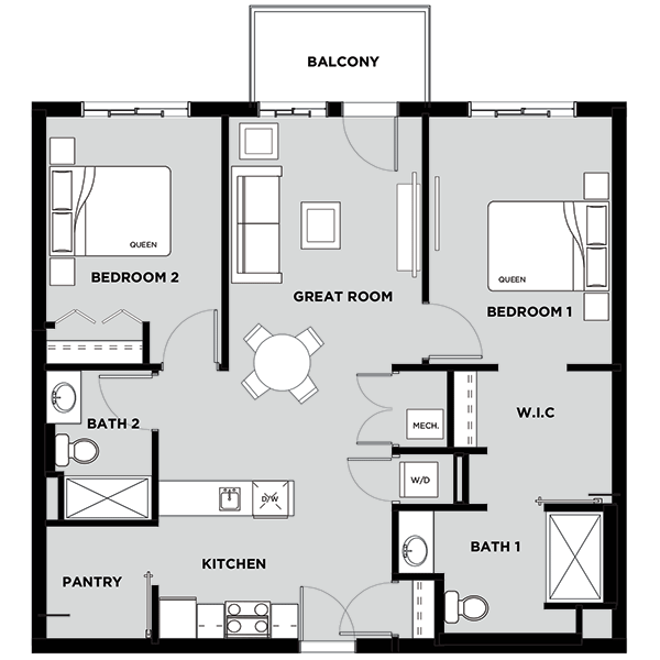 Suite 610 Floorplan